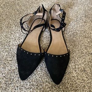 Old Navy Black Studded Flats size 10